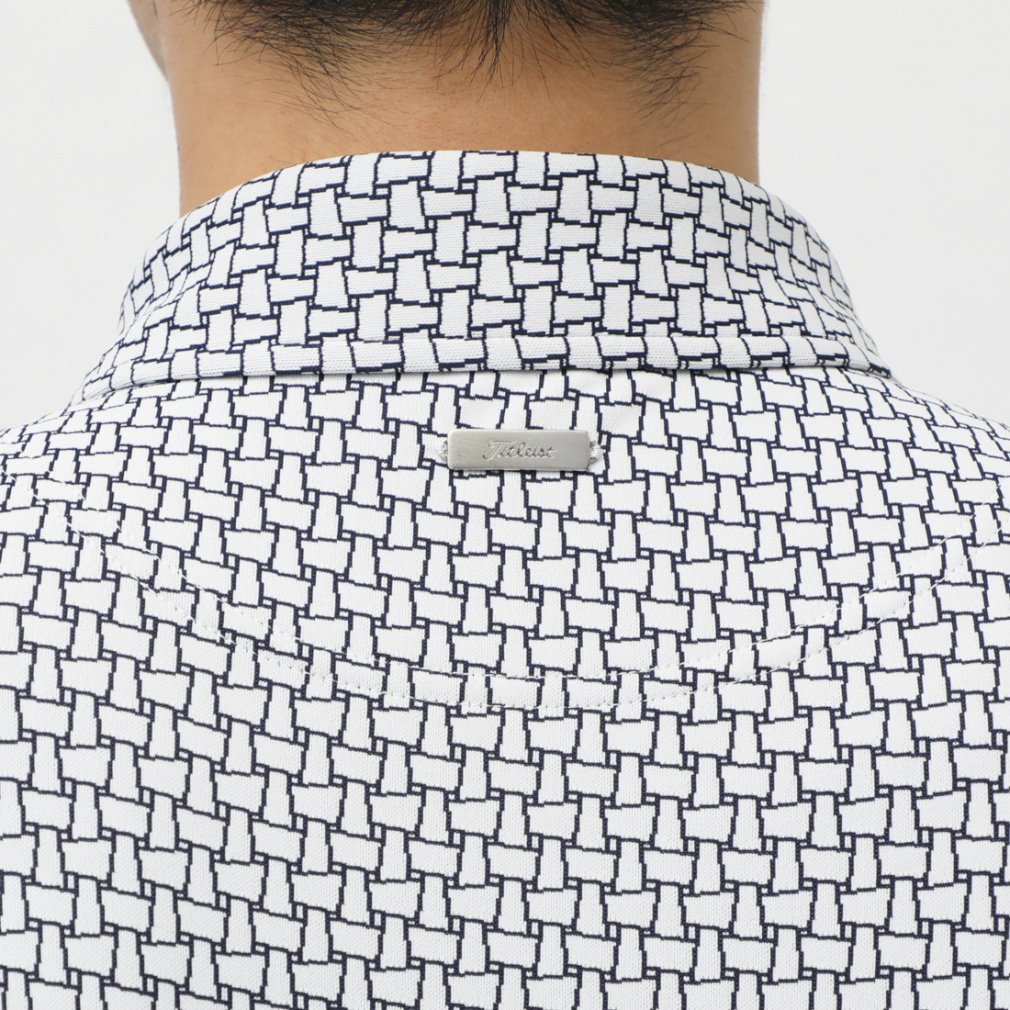 Titleist Men's Golf Wear Jacquard Button-Down Shirt TMPMS117J