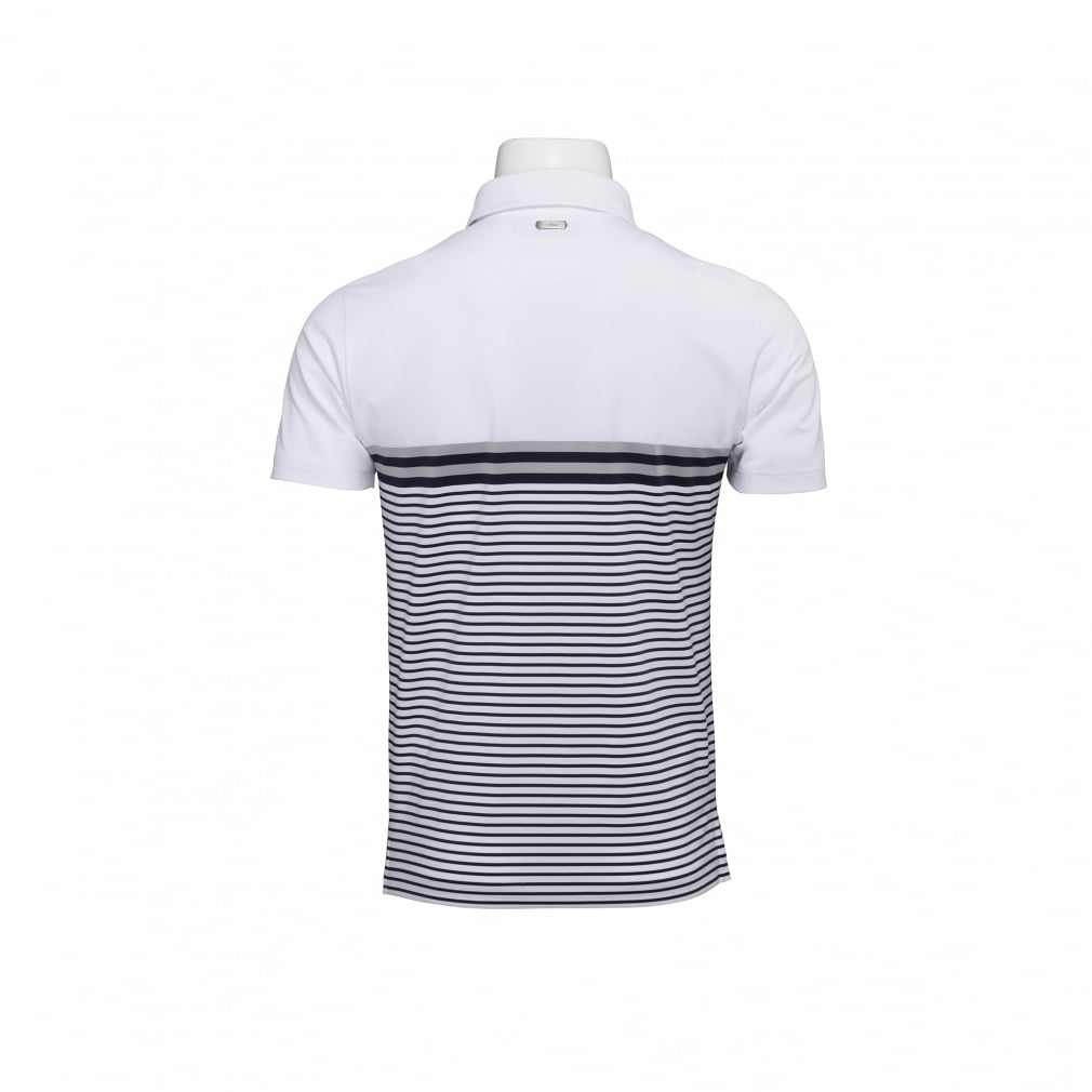 Titleist Men's Golf Wear Yarn-Dyed Panel Stripe Shirt TMPMS118J