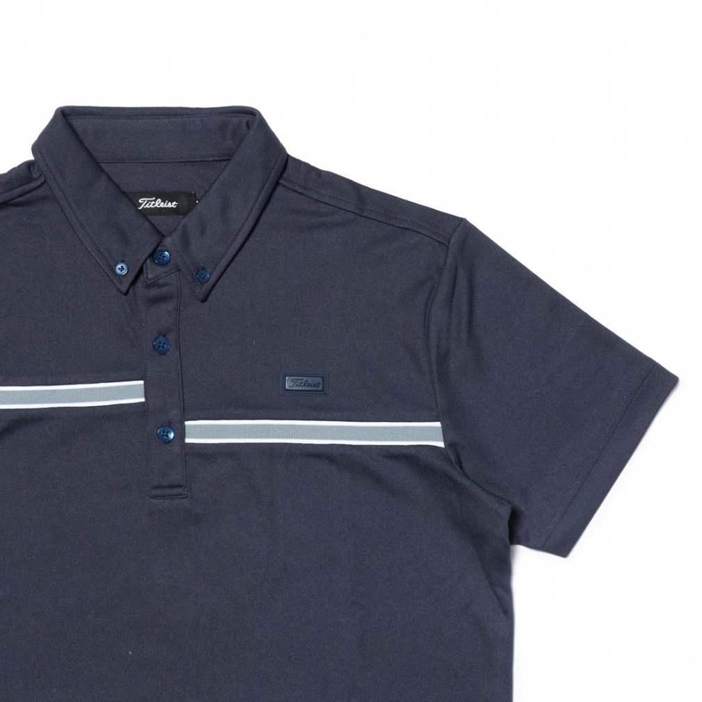 Titleist Men's Golf Wear Piqué Contrast Line Shirt TKPMS105J 6665204638