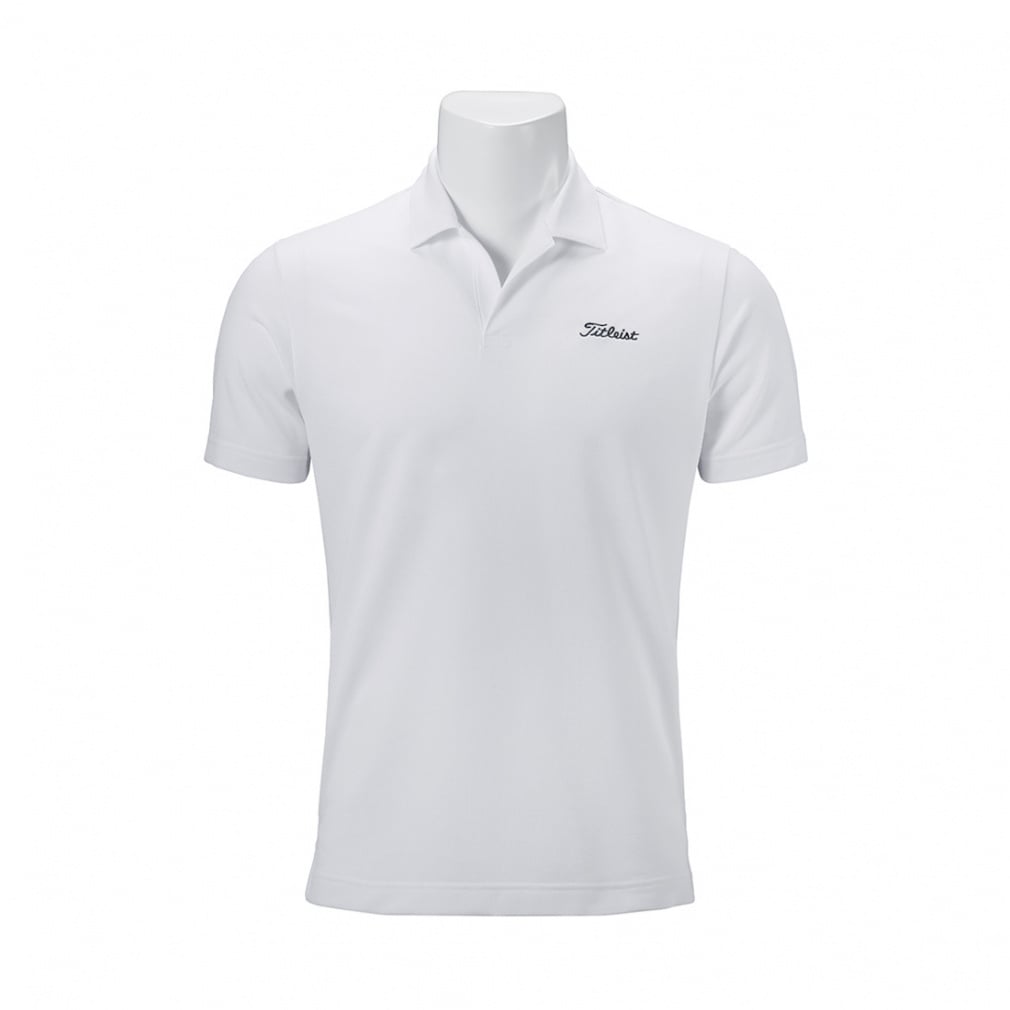 Titleist Men's Golf Wear Linen Blend Piqué Shirt TKPMS115J 6665206038