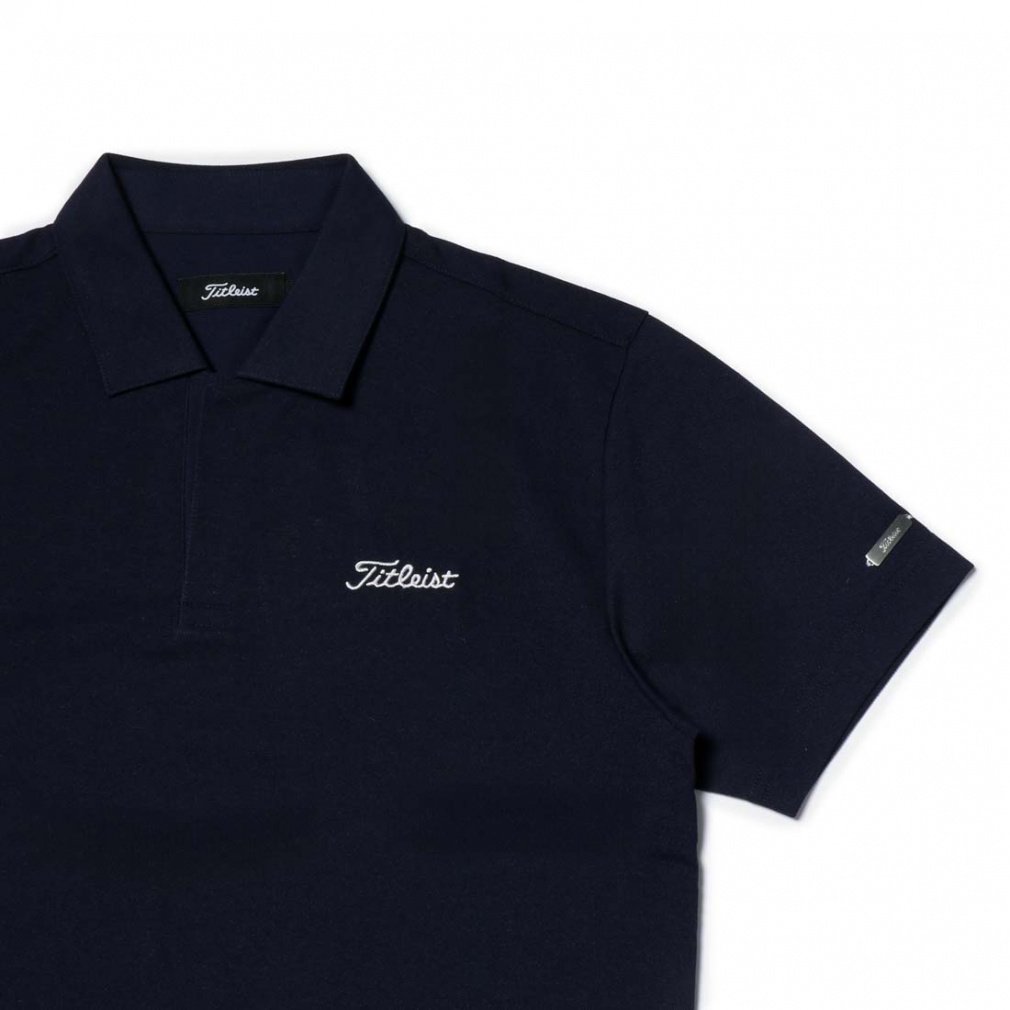 Titleist Men's Golf Wear Linen Blend Piqué Shirt TKPMS115J 6665206038