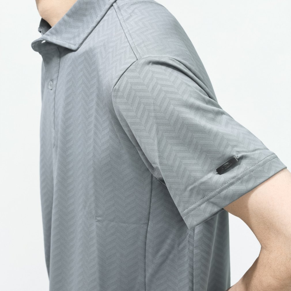 Titleist Men's Golf Wear Herringbone Jacquard Shirt TKPMS121J 6665206991