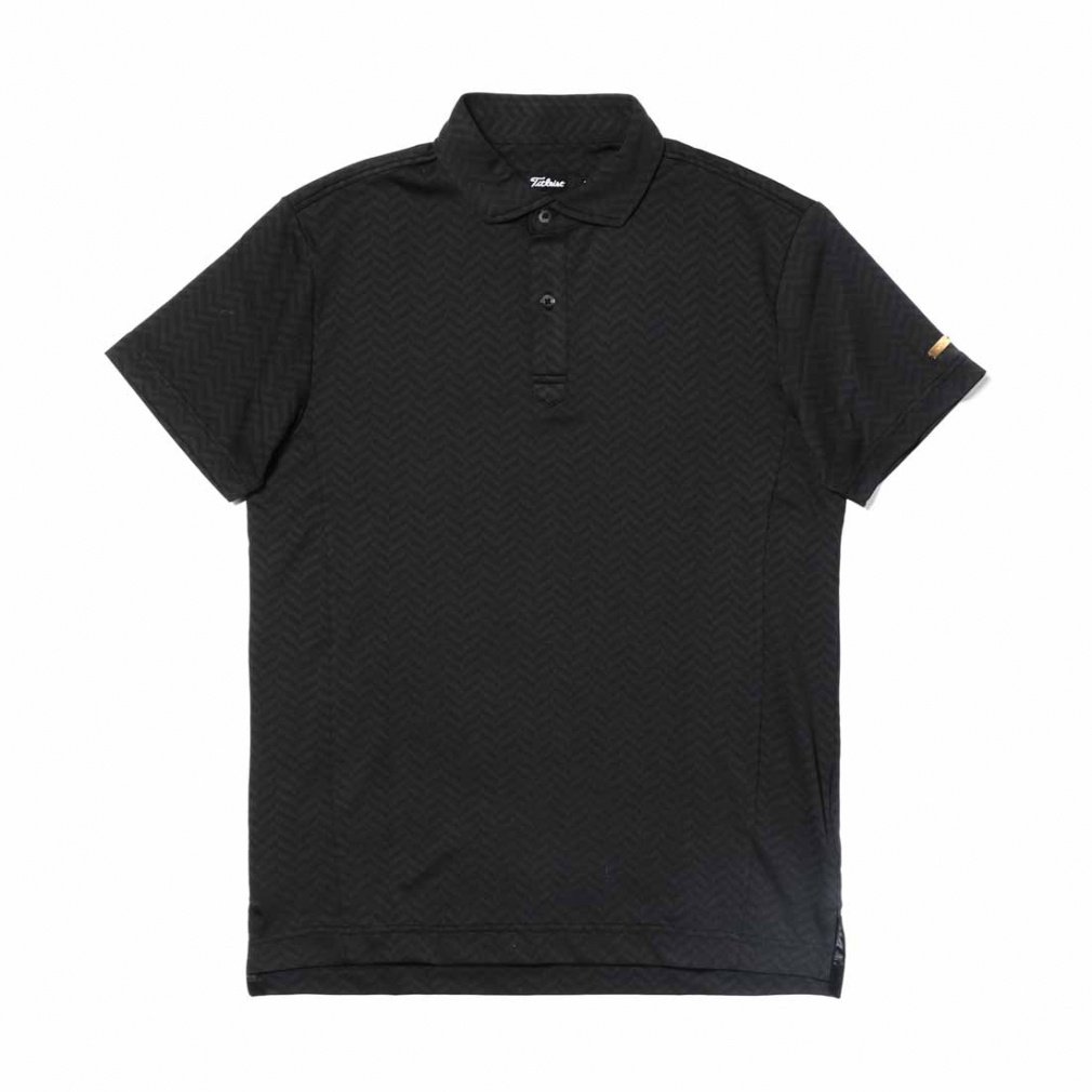 Titleist Men's Golf Wear Herringbone Jacquard Shirt TKPMS121J 6665206991