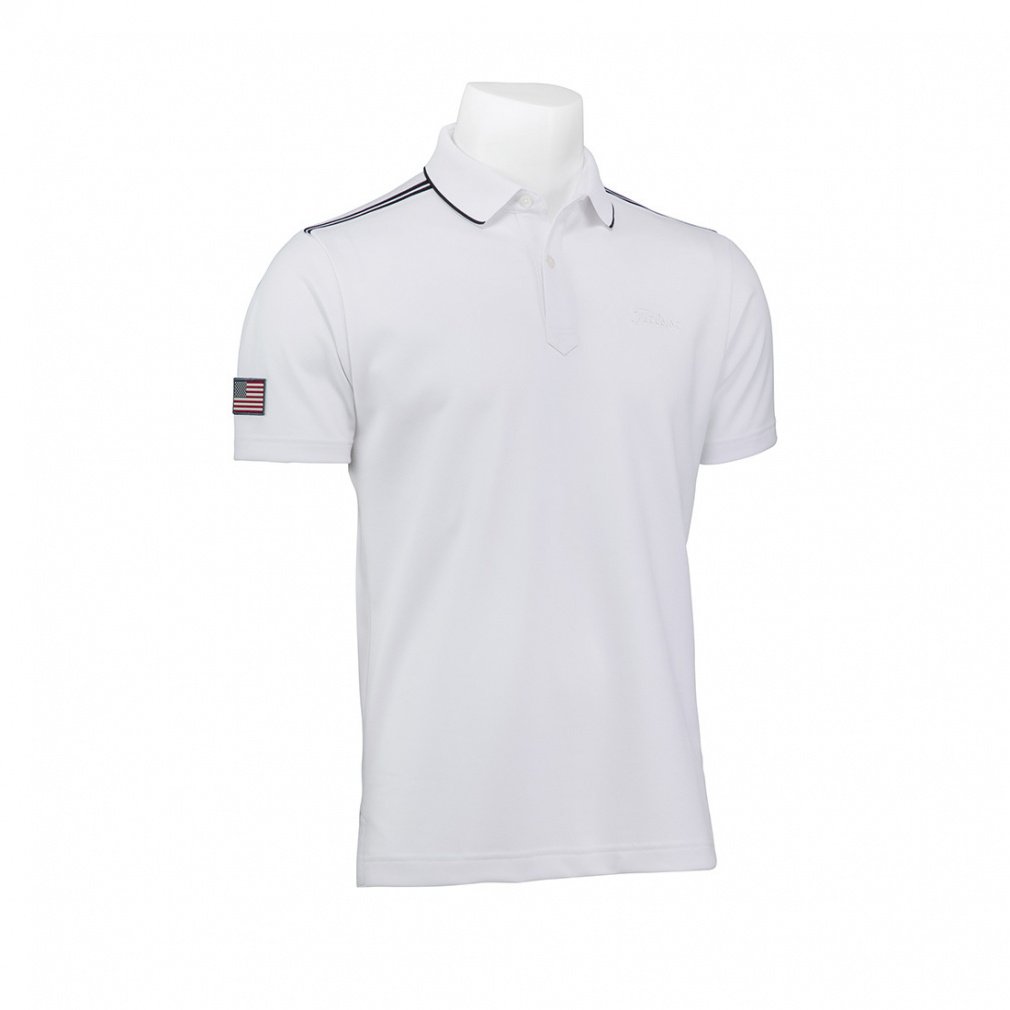 Titleist Men's Golf Wear Stars & Stripes Polo TLPMS117J 6665529397