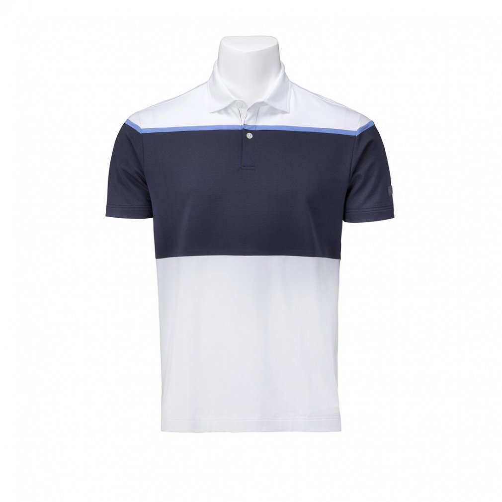 Titleist Men's Golf Wear Yarn-Dyed Color Block Shirt TLPMS122J 6665530096