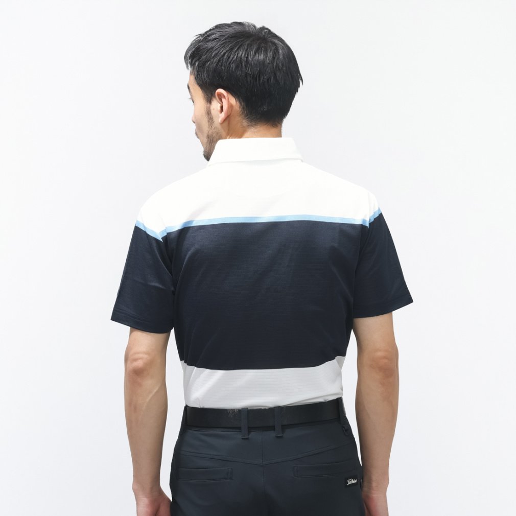 Titleist Men's Golf Wear Yarn-Dyed Color Block Shirt TLPMS122J 6665530096