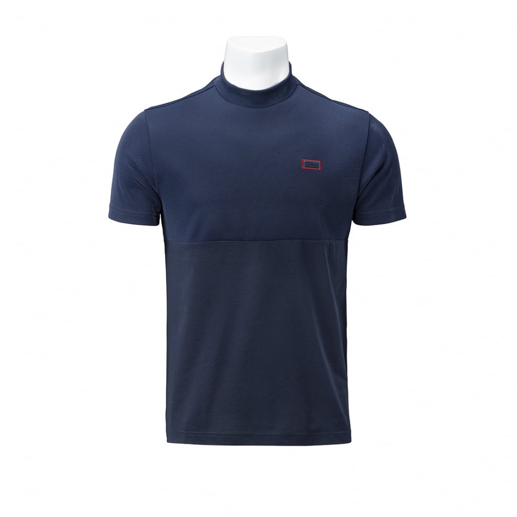 Titleist Men's Golf Wear Mesh Cho x Pique Cooling Mock Shirt TLPMS125J 6665531437