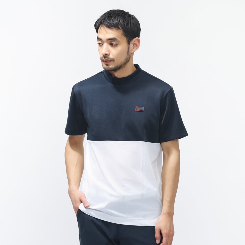 Titleist Men's Golf Wear Mesh Cho x Pique Cooling Mock Shirt TLPMS125J 6665531437