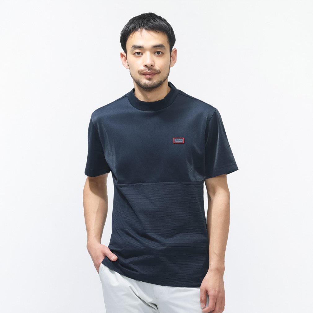 Titleist Men's Golf Wear Mesh Cho x Pique Cooling Mock Shirt TLPMS125J 6665531437