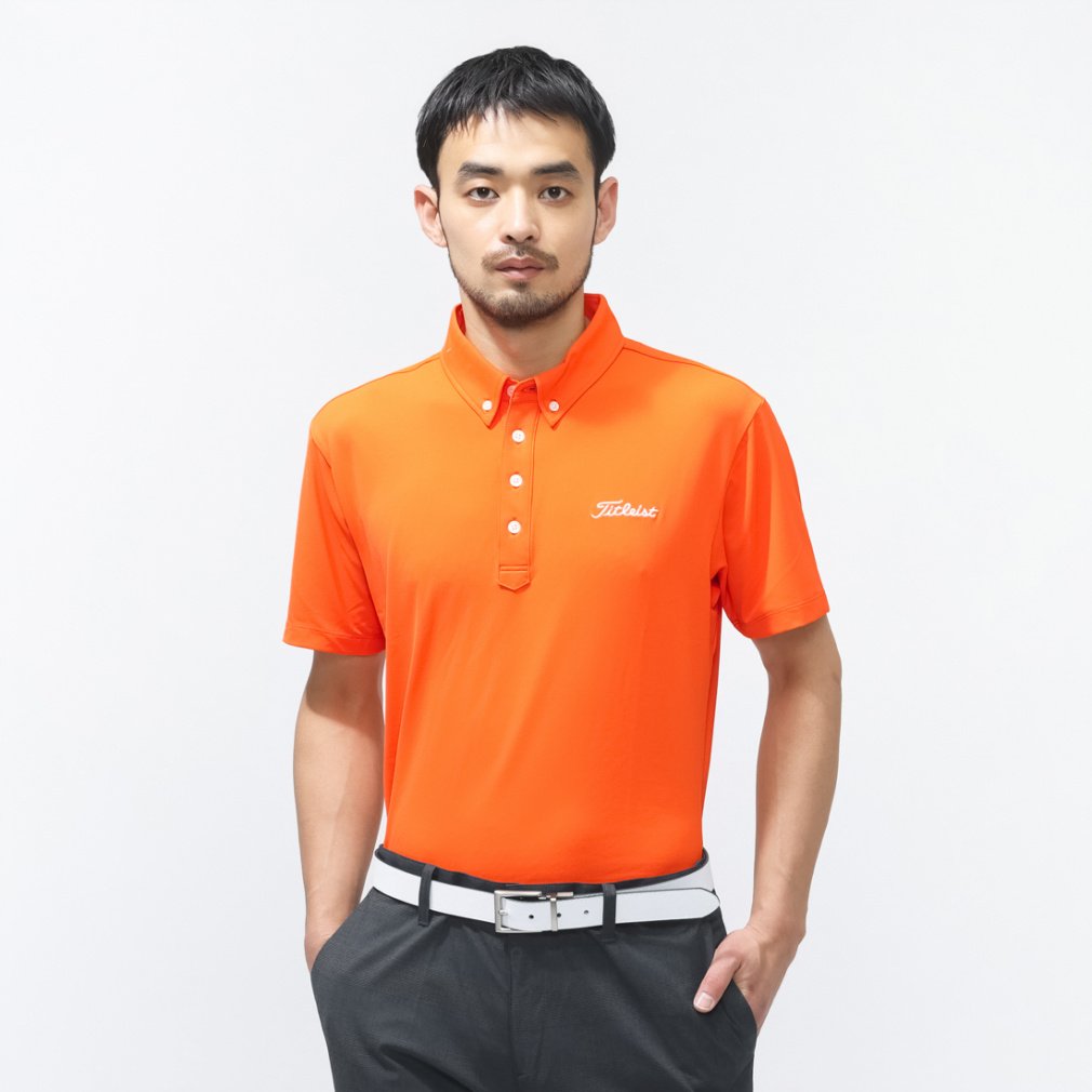 Titleist Men's Golf Wear Basic Stretch Button-Down Shirt TLPMS900J 6665535633