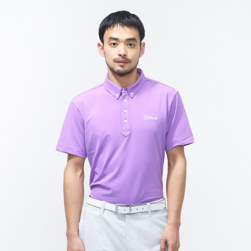 Titleist Men's Golf Wear Basic Stretch Button-Down Shirt TLPMS900J 6665535633