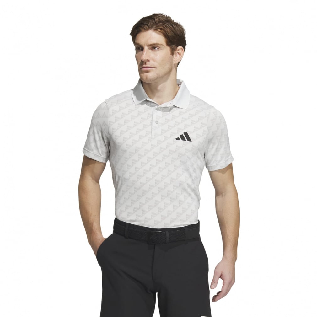 adidas Men's Golf Wear HEAT.RDY BOS Jacquard Polo IKJ53
