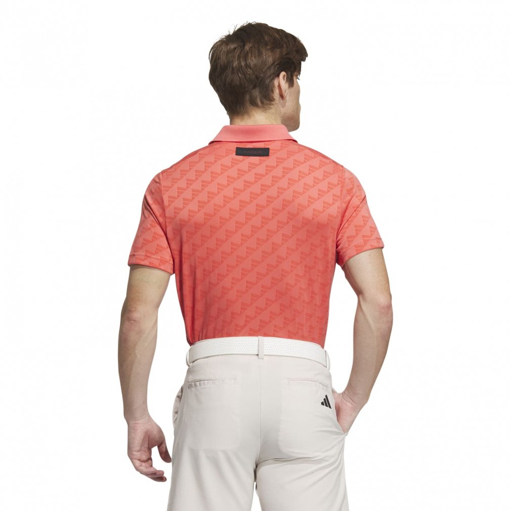 adidas Men's Golf Wear HEAT.RDY BOS Jacquard Polo IKJ53