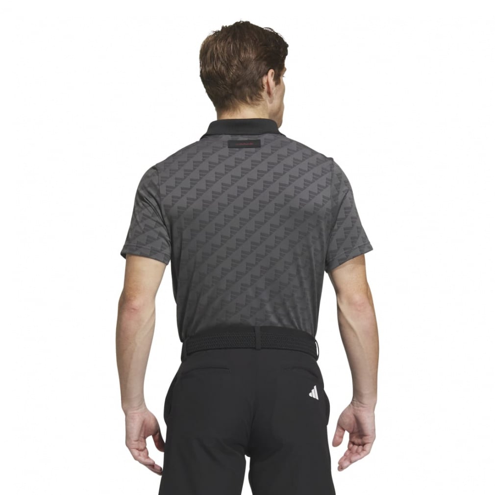 adidas Men's Golf Wear HEAT.RDY BOS Jacquard Polo IKJ53