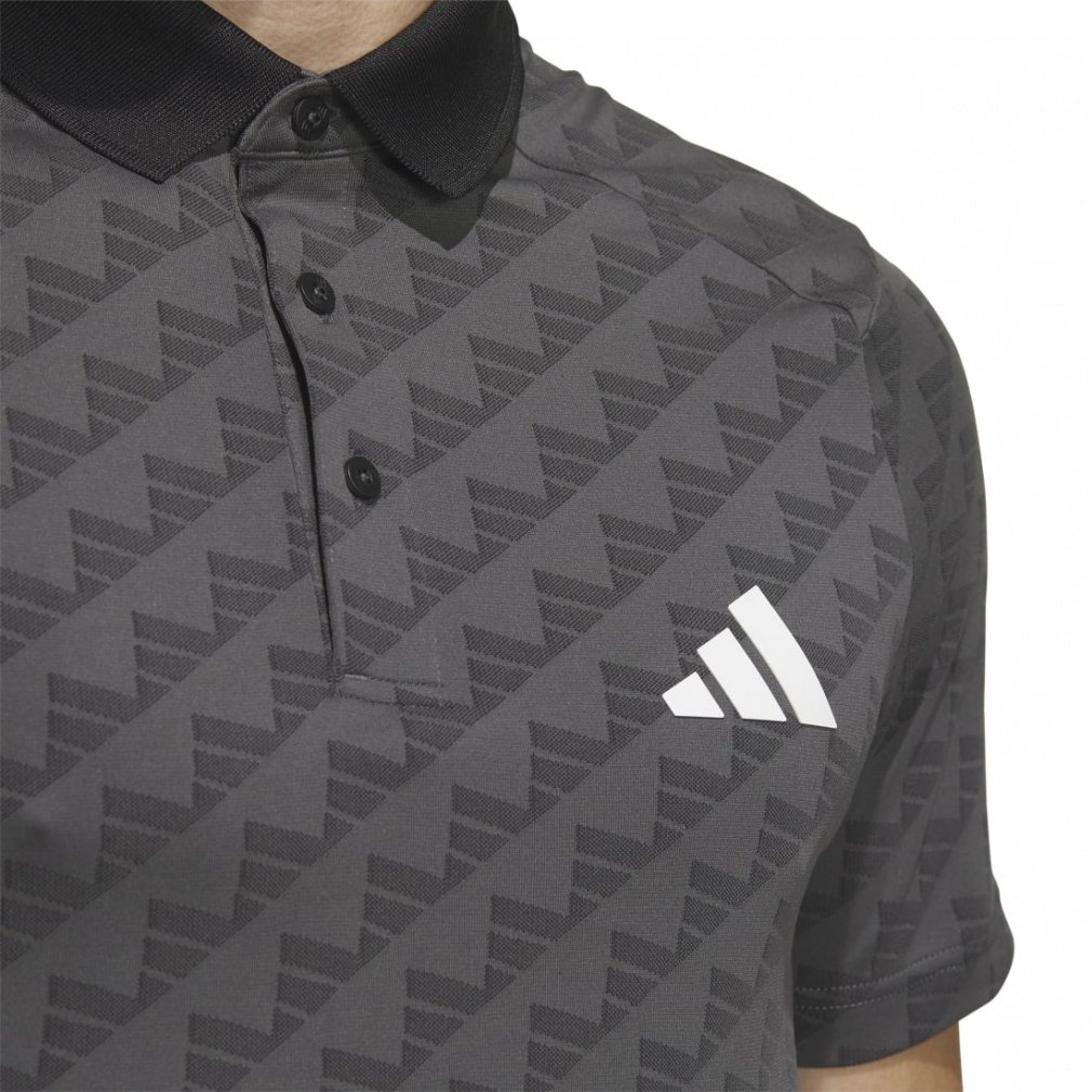 adidas Men's Golf Wear HEAT.RDY BOS Jacquard Polo IKJ53