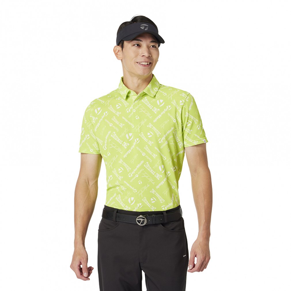 TaylorMade Men's Golf Wear Logo Graphic S/S Polo UN617