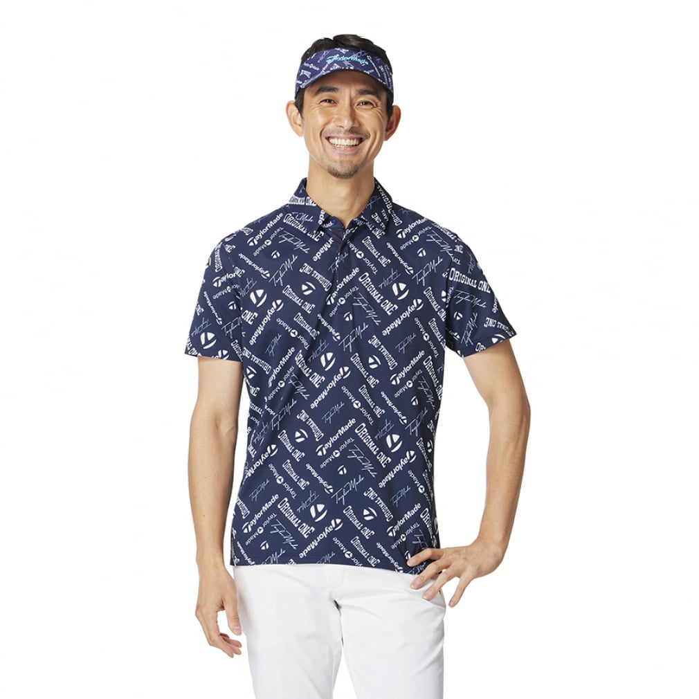 TaylorMade Men's Golf Wear Logo Graphic S/S Polo UN617