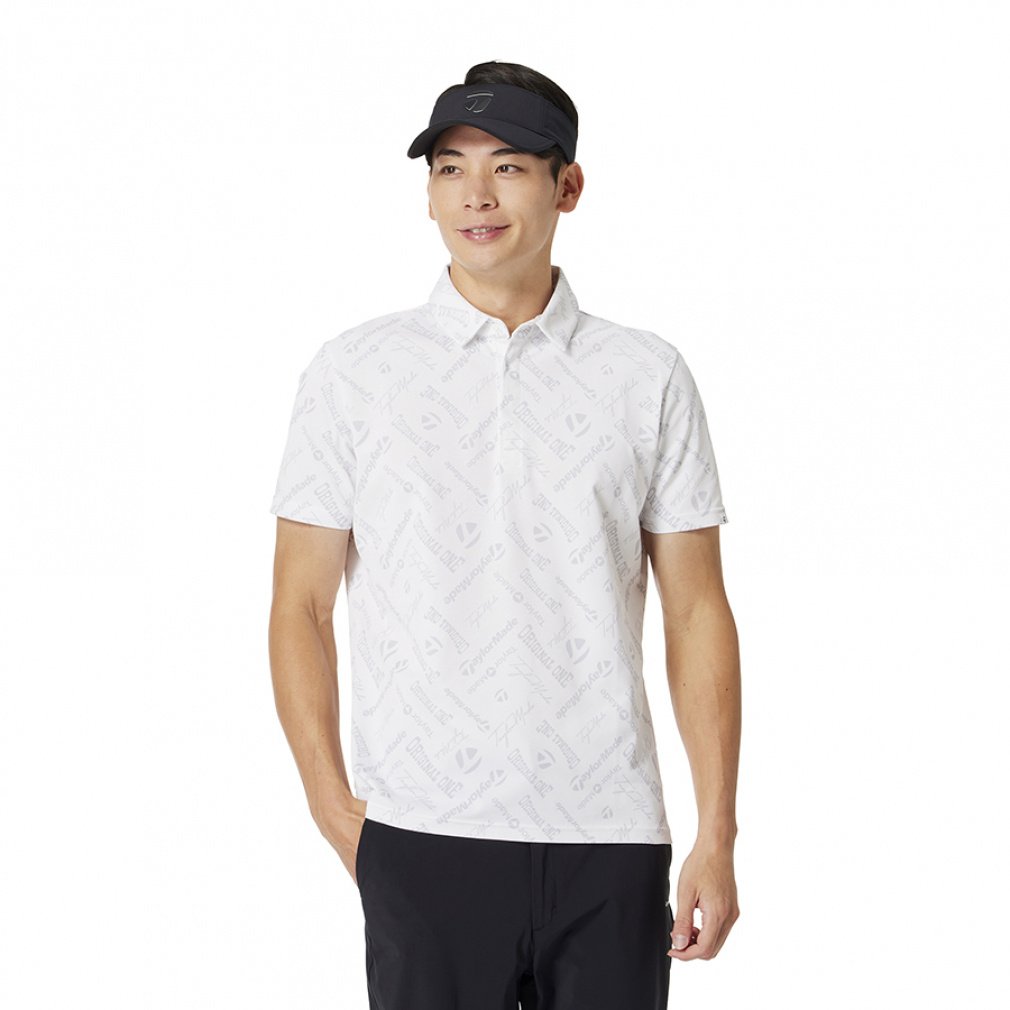 TaylorMade Men's Golf Wear Logo Graphic S/S Polo UN617