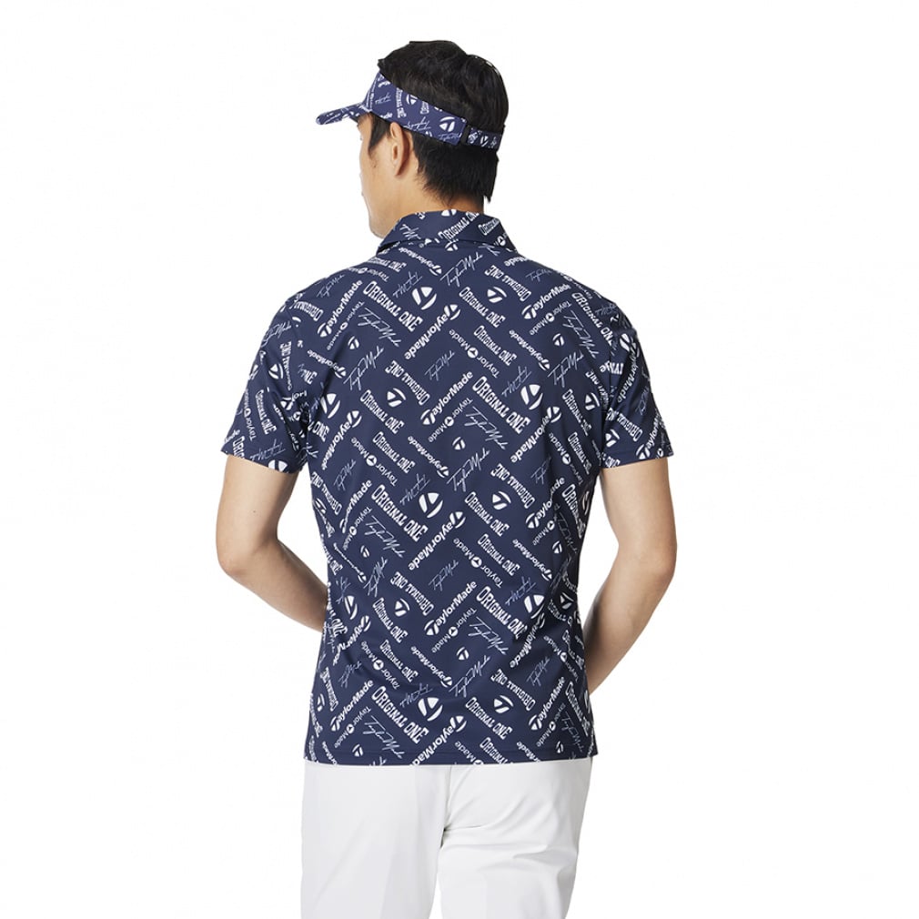 TaylorMade Men's Golf Wear Logo Graphic S/S Polo UN617
