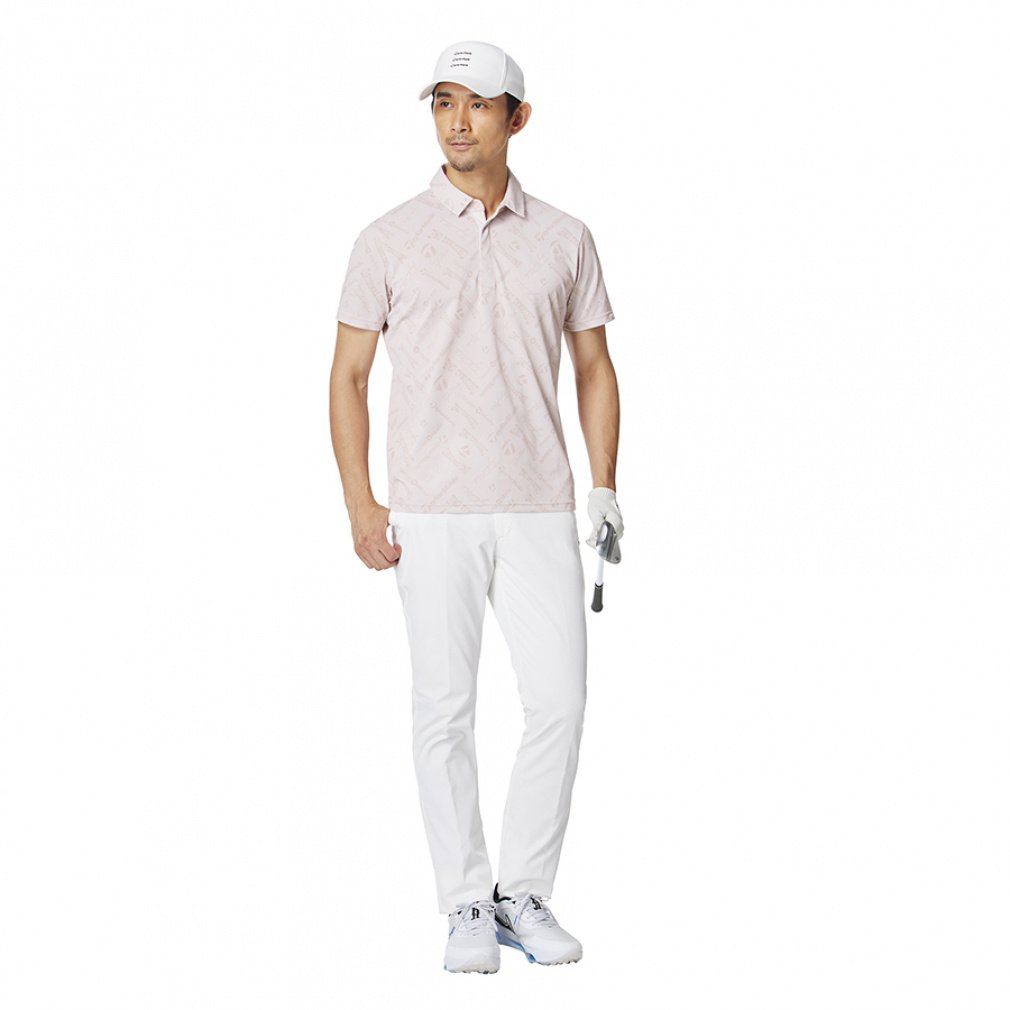 TaylorMade Men's Golf Wear Logo Graphic S/S Polo UN617