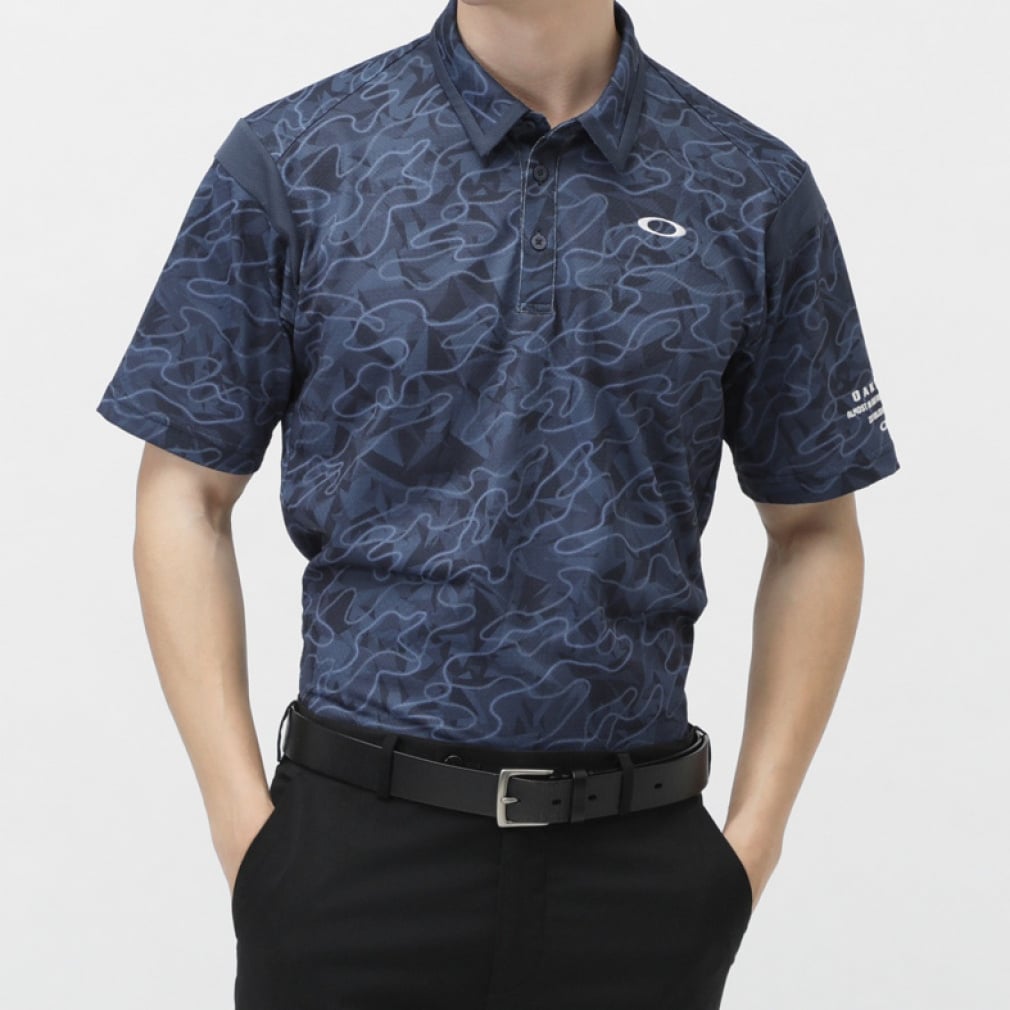 OAKLEY Men's Golf Wear O-SYNC PACK IRRADIATION SHIRT FOA407602