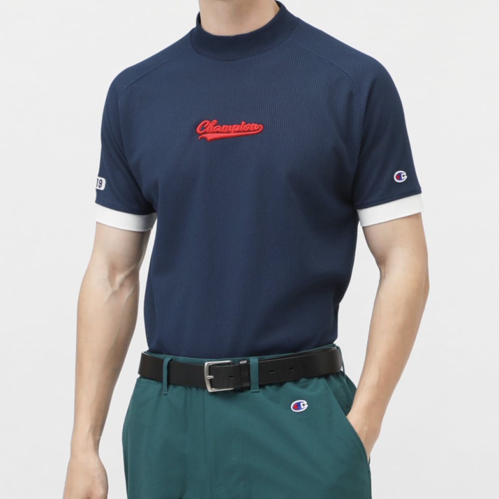 CHAMPION Men's Golf Wear Short Sleeve Shirt C3-ZG306