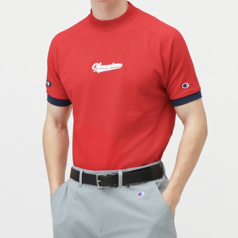 CHAMPION Men's Golf Wear Short Sleeve Shirt C3-ZG306