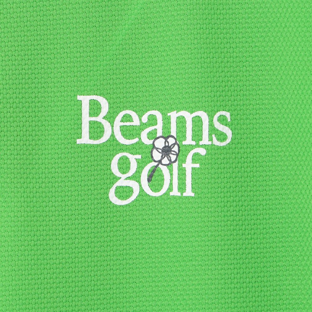 BEAMS GOLF Men's Golf Wear Under Collar Jacquard Polo Shirt 8202010344