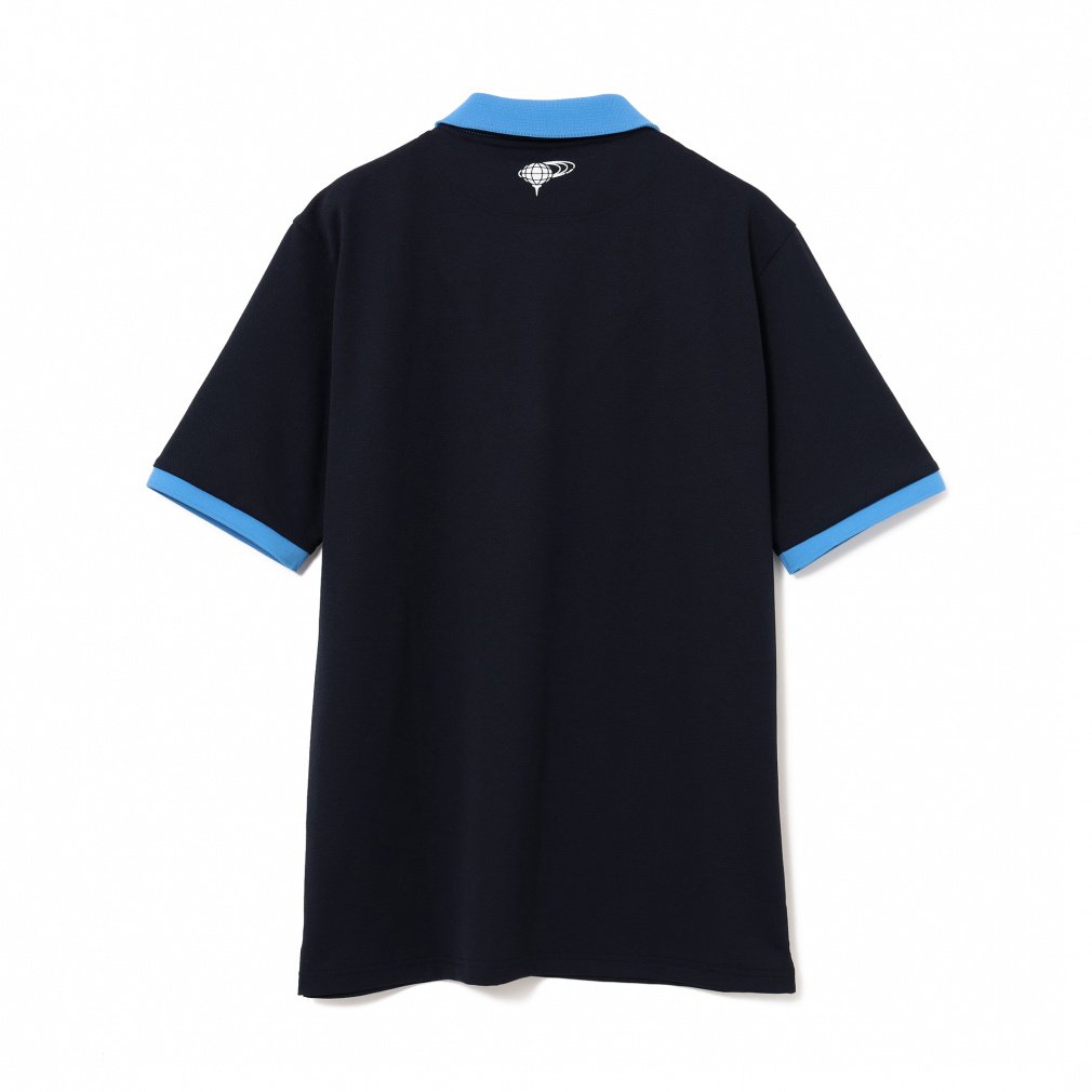 BEAMS GOLF Men's Golf Wear Under Collar Jacquard Polo Shirt 8202010344