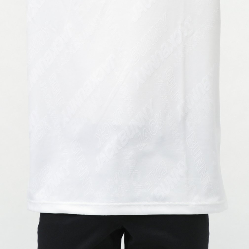 Jack Bunny Men's Golf Wear Logo JQ Mock Neck Cut & Sew (Short Sleeve) 2625167113