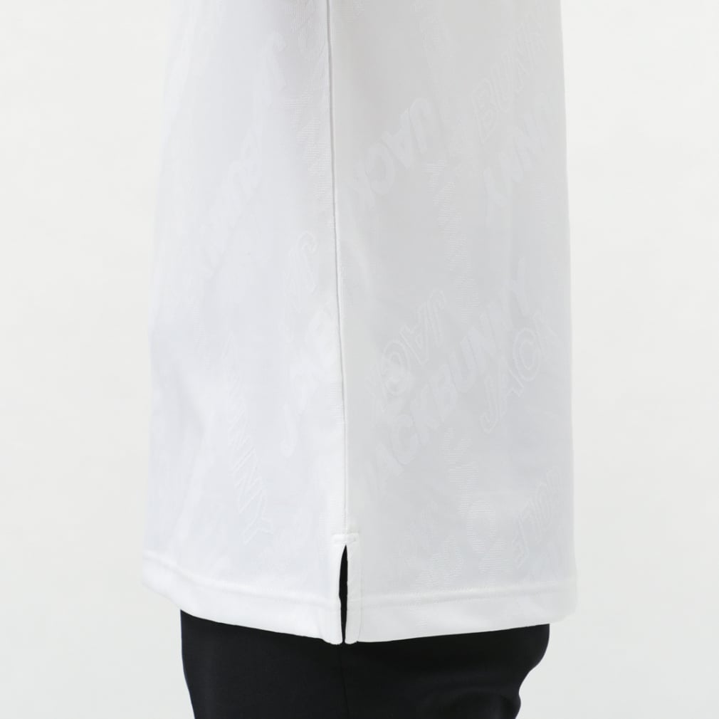 Jack Bunny Men's Golf Wear Logo JQ Mock Neck Cut & Sew (Short Sleeve) 2625167113