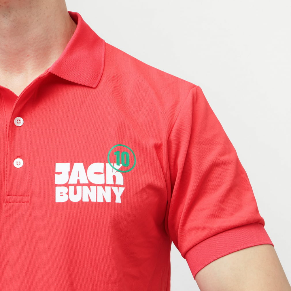 Jack Bunny Men's Golf Wear ZERO AQUA Pique 2623160423
