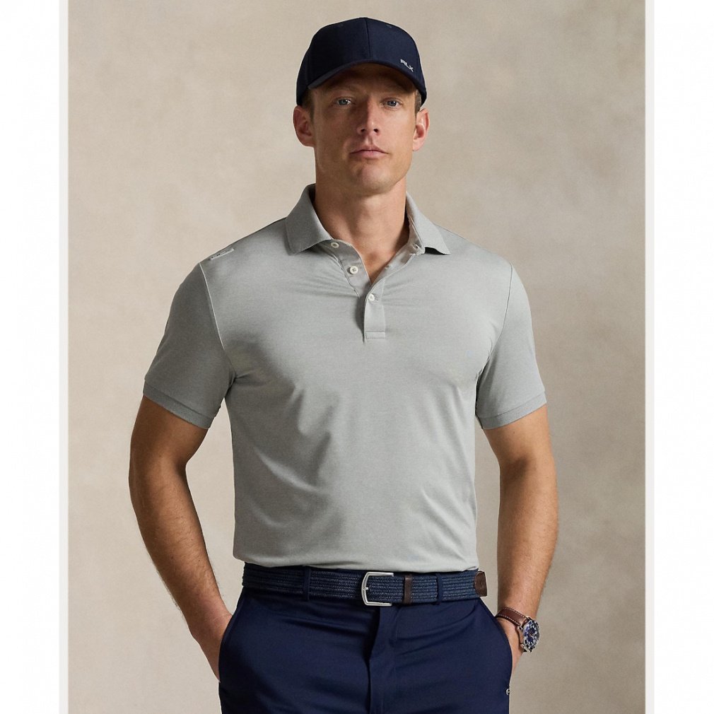 RALPH LAUREN Men's Golf Wear Tailored Fit Performance Polo Shirt SS25-2222