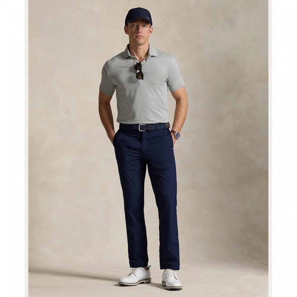 RALPH LAUREN Men's Golf Wear Tailored Fit Performance Polo Shirt SS25-2222
