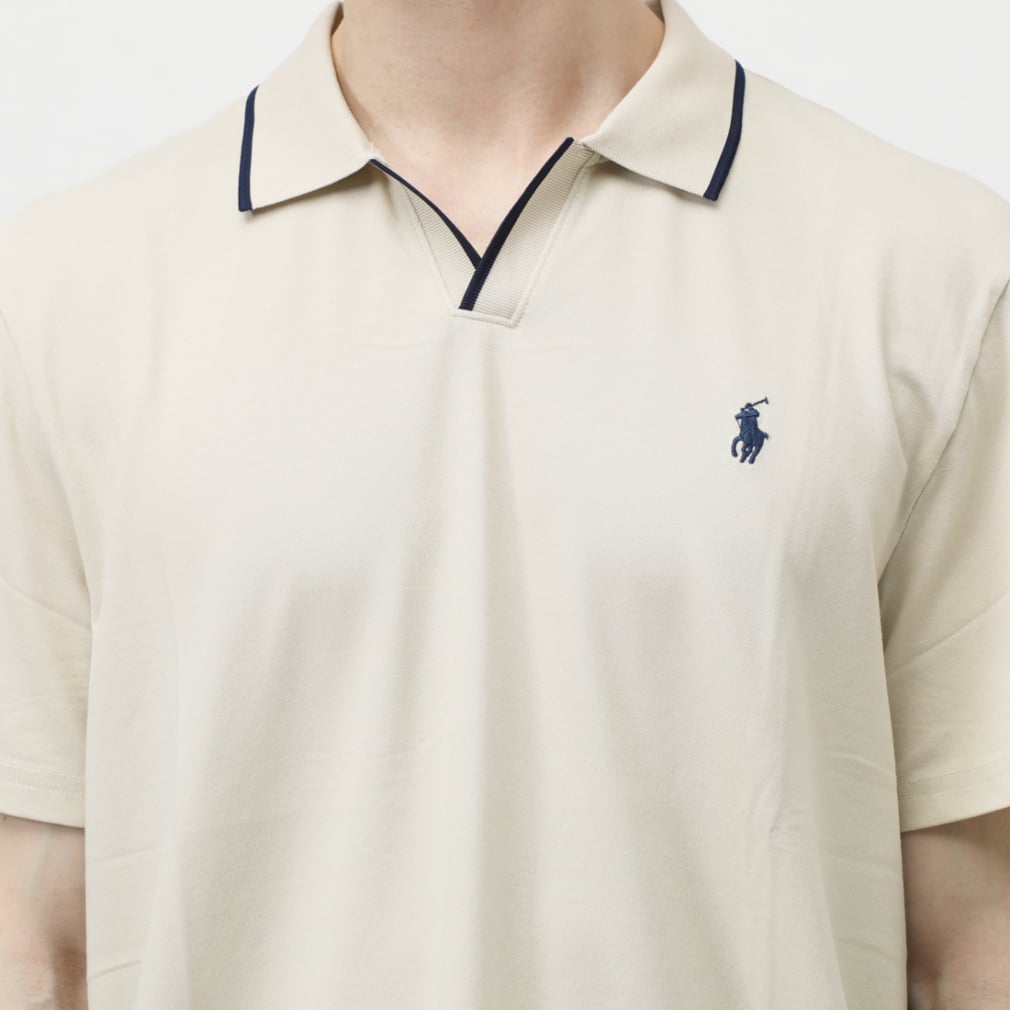 RALPH LAUREN Men's Golf Wear Johnny Collar Tailored Fit Performance Polo Shirt SS25-2271