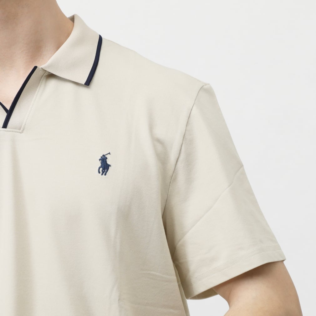 RALPH LAUREN Men's Golf Wear Johnny Collar Tailored Fit Performance Polo Shirt SS25-2271