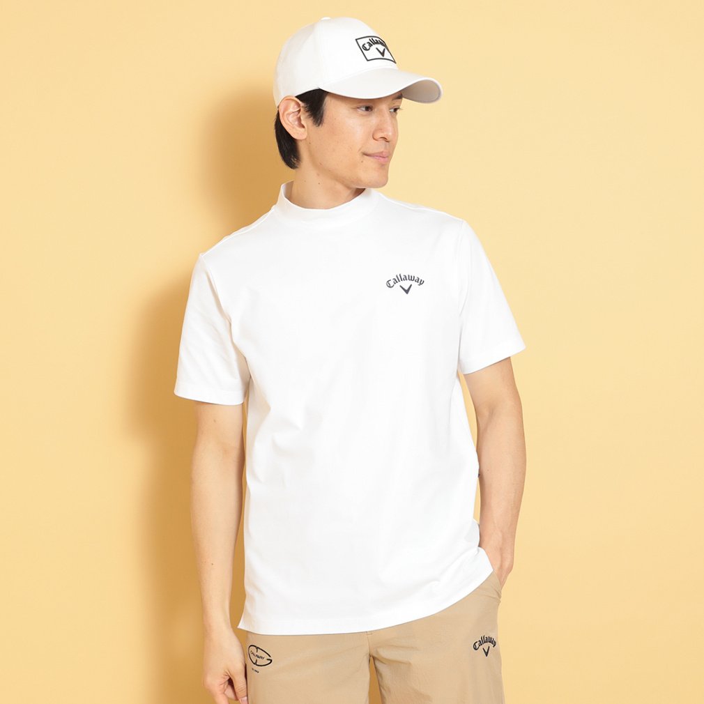 Callaway Men's Golf Wear -3°C Cool Touch Jersey Back Print Mock Neck Shirt C25134122