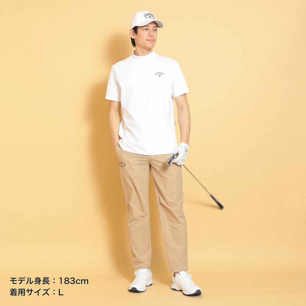 Callaway Men's Golf Wear -3°C Cool Touch Jersey Back Print Mock Neck Shirt C25134122