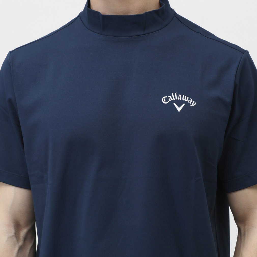 Callaway Men's Golf Wear -3°C Cool Touch Jersey Back Print Mock Neck Shirt C25134122