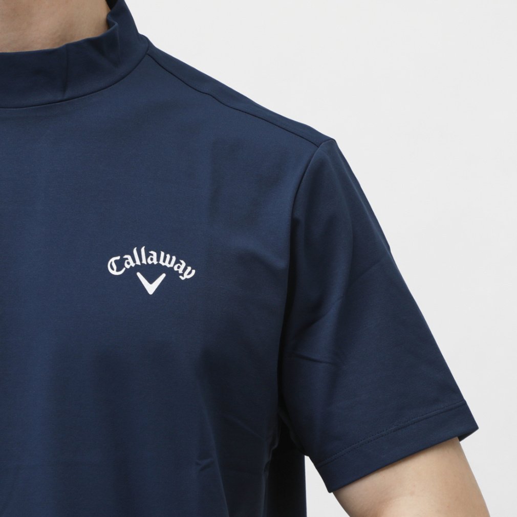 Callaway Men's Golf Wear -3°C Cool Touch Jersey Back Print Mock Neck Shirt C25134122
