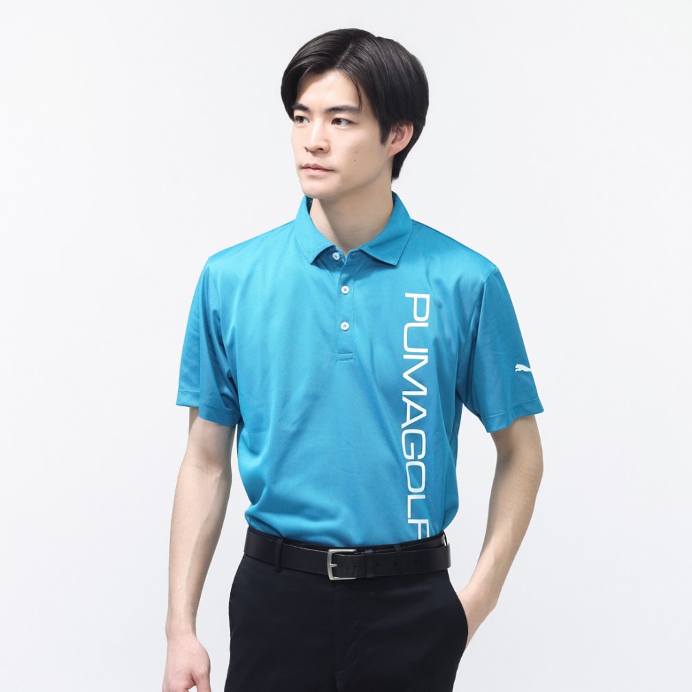 PUMA Men's Golf Wear PG Big Logo Polo 637848