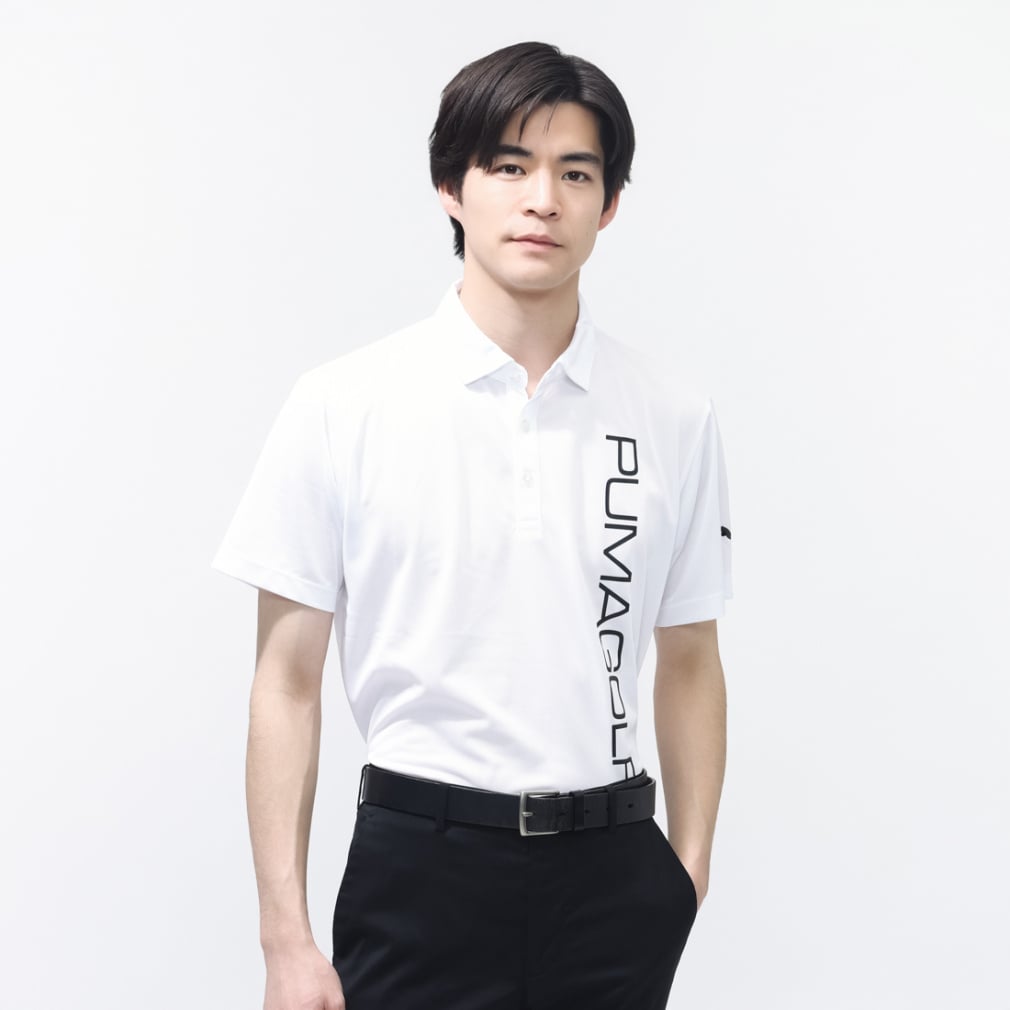 PUMA Men's Golf Wear PG Big Logo Polo 637848