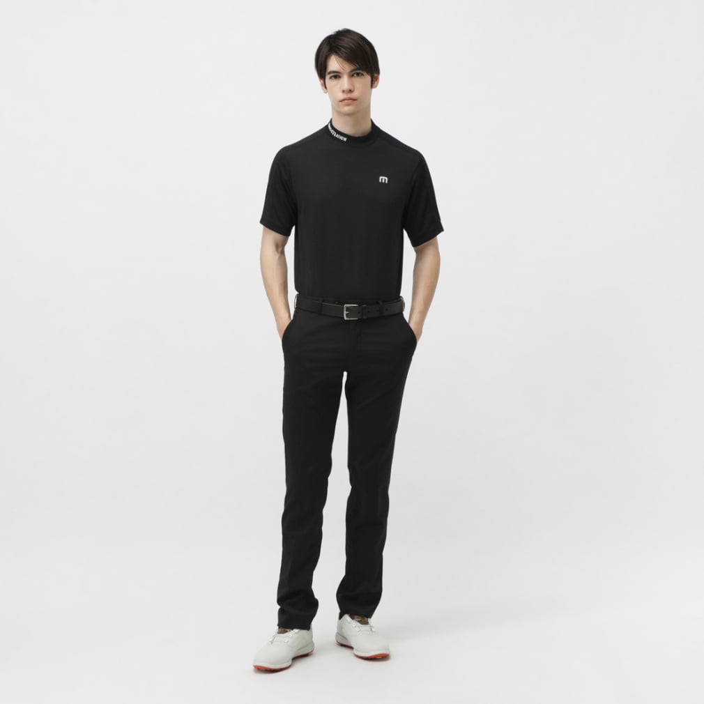 TRAVIS MATHEW Men's Golf Wear S/S Tour Mock Neck 7AJ040
