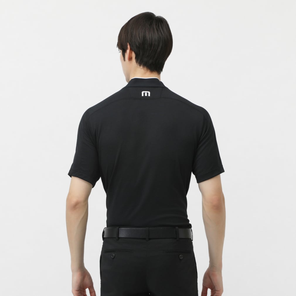TRAVIS MATHEW Men's Golf Wear S/S Tour Mock Neck 7AJ040