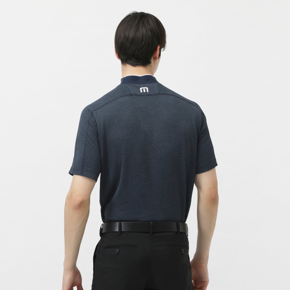 TRAVIS MATHEW Men's Golf Wear S/S Tour Mock Neck 7AJ040