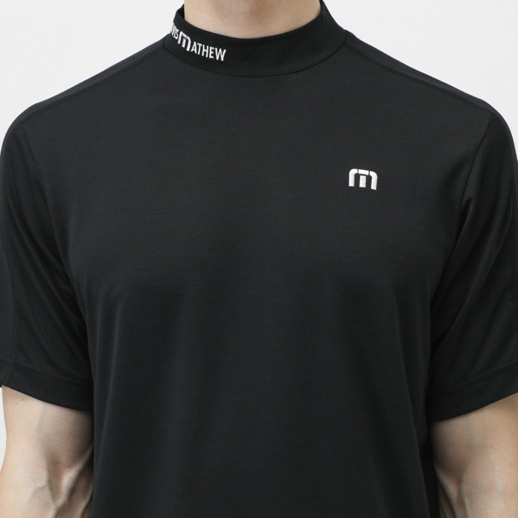 TRAVIS MATHEW Men's Golf Wear S/S Tour Mock Neck 7AJ040