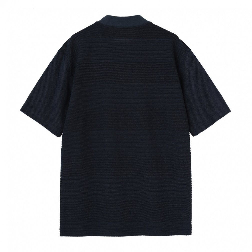 TRAVIS MATHEW Men's Golf Wear S/S Jacquard Mock Neck 7AJ026