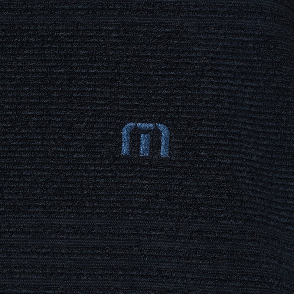 TRAVIS MATHEW Men's Golf Wear S/S Jacquard Mock Neck 7AJ026