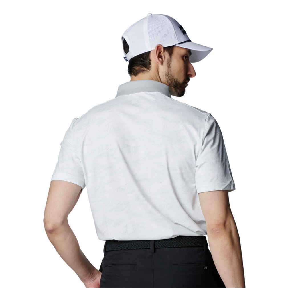 UNDER ARMOUR Men's Golf Wear UA Drive Chill Print Polo 1389597