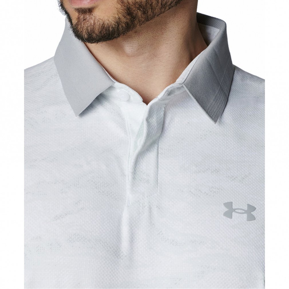 UNDER ARMOUR Men's Golf Wear UA Drive Chill Print Polo 1389597